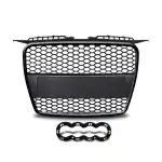 Grila cu suport emblema pentru Audi A3 (2003-2008) - RS-Look Black