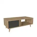 Холна маса ANDROS Natur/Carbon PAL/Melamine 120x60x45cm