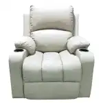 BELLADONA csúszó fotel Cream PU 91x102x112cm
