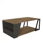 Masuta de cafea TINOS Natur/Carbune PAL/Melamina 100x55x36cm