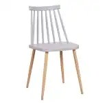 Scaun CYGNET Gri PP / Metal 42x46x80cm