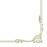 Servetele de masa festive Linclass - Colour Line (albe, contur auriu) / 40 x 40 cm / 50 buc, en-gros Supreva