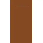 Servetele cu BUZUNAR pentru tacamuri - Linclass Bronze (Bronz) / 40 x 40 cm / 75 buc, angro Supreva
