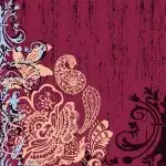 Servetele de masa festive Linclass - Ellen (bordo) / 40 x 40 cm / 12 buc, engros Supreva