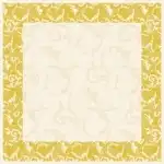 Fata de masa - Linclass Romantic (crem-auriu) / 80 x 80 cm / 1 buc, angro Supreva