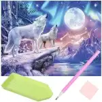 White Wolves Diamond Embroidery Wholesaler