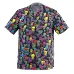 Tunica medicala unisex Leonardo Cranii colorate, en-gros Supreva