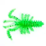 RILL SMALL LINIE DE CAUCIUC ÎN FORMA DE CRAB-WD06 40mm 0.8g Verde