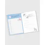 Pregnancy Diary Hello Baby Brunette (bun/blue)