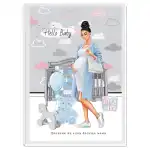 Дневник на бременността Hello Baby Brunette (bun/blue)
