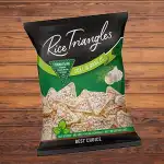 FINE AND GARLIC FLAVORED RICE TRIANGLE CHIPS, wholesale goods