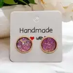 Обеци Druzy от неръждаема стомана