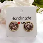 Обеци Druzy от неръждаема стомана