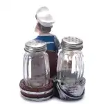Salt Shaker Sailor, Ceramic/Glass, Multicolored, 14x14 cm., wholesale