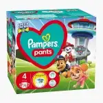 Pampers Pants Paw Patrol bugyi pelenka, 4-es méret, 9-15 kg, 72 db, Supreva nagykereskedés