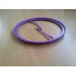 Round plastic frame for weaving with a needle