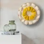 Кръгла дървена рамка за тъкане