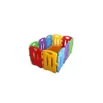 Tarc de joaca pentru copii, modular, Colorful Nest, 130 x 85 x 60 cm, 10 piese, multicolor