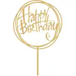 Topper tort "Happy Birthday", multicolor, angro