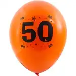 Балони, година (50) 10 бр/опаковка/смесени цветове, едро Supreva