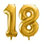 Фолиев балон Златен номер 18 Супрева на едро