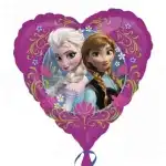 Frozen, фолиев балон, сърце, 17, (43 см), Супрева на едро