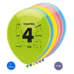 Lufi, évszámos (4), 10 db/cs/vegyes színekben, nagyker Supreva