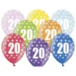 Balon, rok (20), metal, 5 szt./szt./mix kolory, hurtownia Supreva