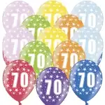 Балони, голям пакет, година (70), метал, 50 бр/бр/смесени цветове, едро Supreva