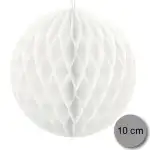 Lantern cu bile 10 cm, alb, en-gros Supreva