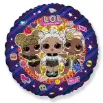 Foil balloon, LOL, 18/45cm, Sphere, wholesale Supreva