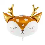 Balon, folie, forma cap de cerb, 73X64cm, en-gros Supreva