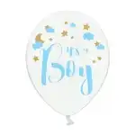 Baby Shower латексов балон, It's a boy, 5бр/бр, търговец на едро Supreva