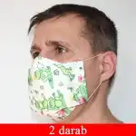 Маска за уста 3 слоя, жаба, 2 бр/бр, Супрева на едро