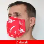 Маска за уста 3 слоя, пират, 2 бр/бр, Супрева на едро
