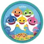 Baby Shark, farfurie 22,8 cm, 8 buc/buc, en-gros Supreva
