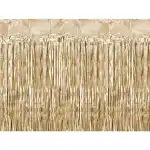 Perdeau de petrecere, auriu metalic, 90 X 250 cm, en-gros Supreva
