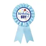 Значка, с розетка, с надпис Birthday boy, Супрева на едро