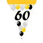 Флаг гирлянд балони година 60 Супрева на едро