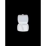 Set caserole polistiren 2 compartimente, 100 bucati, 24 x 21 x 7 cm