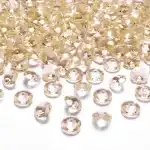 Confetti diamant, aur, 12 mm, 100 buc/buc, en-gros Supreva