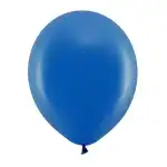 Balloons, latex, d30, 100 pcs, blue (Rainbow), wholesale Supreva
