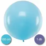Latex lufi, gömb alakú, halvány kék, 100 cm átmérő, nagyker Supreva