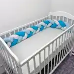 Ochraniacze boczne ochraniacza łóżka pleciony 180 cm Deseda Mix Blue stars, hurtownia Supreva