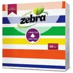 Салфетки Зебра 60 бр. РАЕ 33/33, търговец на едро