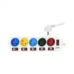 5-socket extension cord with individual switch Lund 72460 wholesale Supreva
