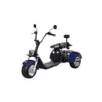 Elektromos robogó HECHT Cocis Max Blue, 3 kerék, akkumulátor 60 V, 20 Ah, motor 1500 W, maximális sebesség 35 km/h, kék Nagyker Supreva