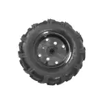 Set roti cauciuc HECHT 000720, 8 inch, accesoriu compatibil cu motocultorul Hecht 7970