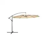 Parasol ogrodowy HECHT SUNNY, rama aluminiowa, średnica 300 cm, podstawa 100 x 100 cm Hurtownia Supreva