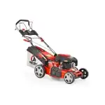 Masina de tuns iarba cu motor pe benzina, autopropulsata, HECHT 551 SXE, 3.8 kW, 200 CC, latime de lucru 51 cm, cos colector 65 l